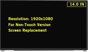 14.0" New Screen Replacement for Dell Latitude 7490 7480 KGYYH 48DGW 6HY1W FHD 1920x1080 30Pin Non-Touch Screen LED LCD Display Panel 14.0" New Screen Replacement for Dell Latitude 7490 7480 KGYYH 48DGW 6HY1W FHD 1920x1080 30Pin Non-Touch Screen LED LCD Display Panel