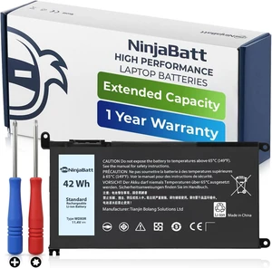 NinjaBatt WDX0R 42Wh Battery for Dell Inspiron 15 5570 5579 7569 7579 NinjaBatt WDX0R 42Wh Battery for Dell Inspiron 15 5570 5579 7569 7579