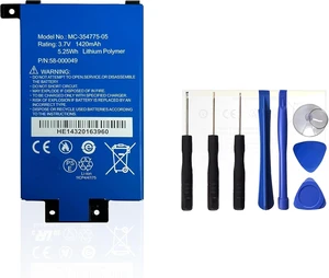 3.7V 5.25Wh 1420mAh MC-354775-05 58-000049 Batería de Repuesto para computadora portátil Compatible for E-Book E-Reader (with 8 Pieces Repair Tools) 3.7V 5.25Wh 1420mAh MC-354775-05 58-000049 Batería de Repuesto para computadora portátil Compatible for E-Book E-Reader (with 8 Pieces Repair Tools)
