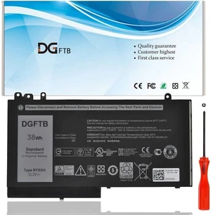 RYXXH Laptop Battery Replacement for Dell Latitude 12 5000 E5250 (P25S001) Latitude E5450 E5550 Latitude 11 3150 3160 Series 9P4D2 YD8XC 5TFCY VVXTW VY9ND R5MD0(11.1V 38WH) RYXXH Laptop Battery Replacement for Dell Latitude 12 5000 E5250 (P25S001) Latitude E5450 E5550 Latitude 11 3150 3160 Series 9P4D2 YD8XC 5TFCY VVXTW VY9ND R5MD0(11.1V 38WH)
