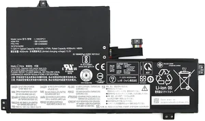 11.52V 47Wh L19M3PG1 L19C3PG1 L19L3PG1 SB10X68685 5B10X65680 5B11A25394 Compatible for Lenovo 100e 300e Chromebook 2nd Gen en AST 82CE. Series 11.52V 47Wh L19M3PG1 L19C3PG1 L19L3PG1 SB10X68685 5B10X65680 5B11A25394 Compatible for Lenovo 100e 300e Chromebook 2nd Gen en AST 82CE. Series