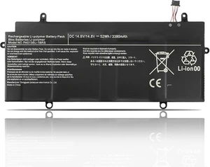 14.8V 52Wh PA5136U-1BRS Compatible for Toshiba Portege Z30-A Z30-B Z30-C Z30T-A Z30T-B Z30T-C Z30-A-1FD 1D6 1G6 13W 13E 13L 13G 13K 10W 10P 10Z 1DU Z30-A1301 Series 14.8V 52Wh PA5136U-1BRS Compatible for Toshiba Portege Z30-A Z30-B Z30-C Z30T-A Z30T-B Z30T-C Z30-A-1FD 1D6 1G6 13W 13E 13L 13G 13K 10W 10P 10Z 1DU Z30-A1301 Series