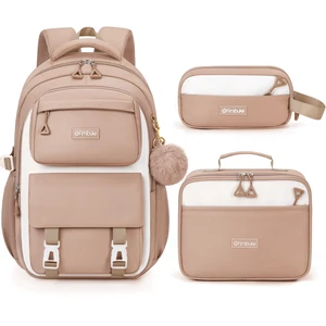 Waterproof Backpacks for School Girls with Lunch Box & Pencil Case | 3PCS Lightweight Teen Girls Backpack Bookbag, Cute Kids Toddler School Bag for Elementary Middle High School Students Travel Waterproof Backpacks for School Girls with Lunch Box & Pencil Case | 3PCS Lightweight Teen Girls Backpack Bookbag, Cute Kids Toddler School Bag for Elementary Middle High School Students Travel