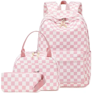 Girls Backpack with Lunch Box, 3 Piece School Backpack Set for Kids and Teens, Large Bookbag Fits 15.6 Inch Laptop Girls Backpack with Lunch Box, 3 Piece School Backpack Set for Kids and Teens, Large Bookbag Fits 15.6 Inch Laptop
