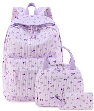 School Backpacks for Teen Girls Bookbags Set Lightweight Kids Backpack School Bags with Lunch Box Pencil Case School Backpacks for Teen Girls Bookbags Set Lightweight Kids Backpack School Bags with Lunch Box Pencil Case