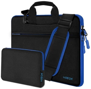 Laptop Shoulder Bag 13-14 inch with Small Case,Black-blue | Shockproof & Water-Resistant Bag, Compatible with MacBook Pro 14", MacBook Air/Pro 13.3", XPS 13/14, Most 13"-14" Computers Laptop Shoulder Bag 13-14 inch with Small Case,Black-blue | Shockproof & Water-Resistant Bag, Compatible with MacBook Pro 14", MacBook Air/Pro 13.3", XPS 13/14, Most 13"-14" Computers