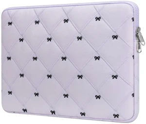 14 Inch Lightweight Bow Puffy Laptop Sleeve Case Laptop Bag for Girl | Protective Shockproof Women Cute Cover Compatible with MacBook Air 13.6" / Pro 13" M4 M3 M2 M1 & Slim 14 Inch Chromebook 14 Inch Lightweight Bow Puffy Laptop Sleeve Case Laptop Bag for Girl | Protective Shockproof Women Cute Cover Compatible with MacBook Air 13.6" / Pro 13" M4 M3 M2 M1 & Slim 14 Inch Chromebook