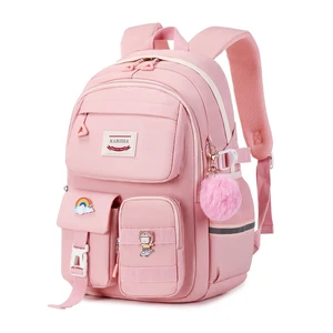 Kawaii Girls Backpack for School, Cute Teenage Multiple Pockets Backpack, Fashion Bookbag for Primary Elementary High School, Pink Kawaii Girls Backpack for School, Cute Teenage Multiple Pockets Backpack, Fashion Bookbag for Primary Elementary High School, Pink