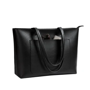 Women Leather Work Shoulder Bag Large Capacity with Zipper | Lightweight Work Laptop Tote Fits 15.6" Laptop, Travel, School & Office Use, Structured Design for Daily Carry Women Leather Work Shoulder Bag Large Capacity with Zipper | Lightweight Work Laptop Tote Fits 15.6" Laptop, Travel, School & Office Use, Structured Design for Daily Carry