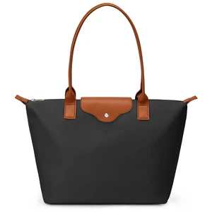 Women Nylon Top-Handle Purse,Large Capacity Shoulder bag,Spacious Hobo handBag with Zipper Leisure Foldable Weekend Black Women Nylon Top-Handle Purse,Large Capacity Shoulder bag,Spacious Hobo handBag with Zipper Leisure Foldable Weekend Black