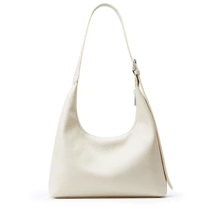 Crescent Tote Bag, Women Underarm Hobo Everyday Zipper Handbag Work | Soft Vegan Leather 10" Adjustable Shoulder Trendy Purse for Evening Shopping Travel Vacation Commute Casual, Beige Crescent Tote Bag, Women Underarm Hobo Everyday Zipper Handbag Work | Soft Vegan Leather 10" Adjustable Shoulder Trendy Purse for Evening Shopping Travel Vacation Commute Casual, Beige