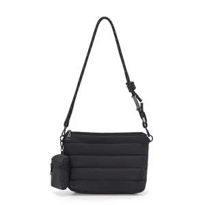 Crossbody Bags for Women | Puffy Crossbody Bag Purse for Work, Travel, Shoulder Handbag with Small Wallet (black) Crossbody Bags for Women | Puffy Crossbody Bag Purse for Work, Travel, Shoulder Handbag with Small Wallet (black)