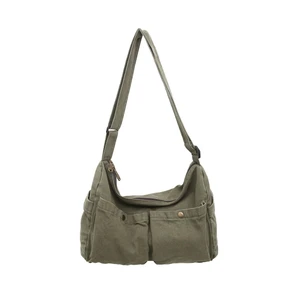 Canvas Messenger Bag Cute Crossbody Tote Bag Shoulder for Women Men | Cute Green Satchel Hobo with Multiple Pockets for School Casual Lightweight Daypack for College Travel Canvas Messenger Bag Cute Crossbody Tote Bag Shoulder for Women Men | Cute Green Satchel Hobo with Multiple Pockets for School Casual Lightweight Daypack for College Travel