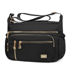 Crossbody Bag for Women, Shoulder Purse Handbag Messenger Bag, Trendy Pocketbooks, Waterproof and Multi-Pockets (Black) Crossbody Bag for Women, Shoulder Purse Handbag Messenger Bag, Trendy Pocketbooks, Waterproof and Multi-Pockets (Black)