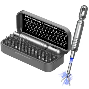 55-in-1 Precision Screwdriver Set - Mini Screwdriver Tool Kit | Gifts for Men, 54 Durable Bits Magentic Repair Electronics Tool for Macbook, Laptop, PC, PS5, iPhone,Jewelers, Watch, Glasses 55-in-1 Precision Screwdriver Set - Mini Screwdriver Tool Kit | Gifts for Men, 54 Durable Bits Magentic Repair Electronics Tool for Macbook, Laptop, PC, PS5, iPhone,Jewelers, Watch, Glasses