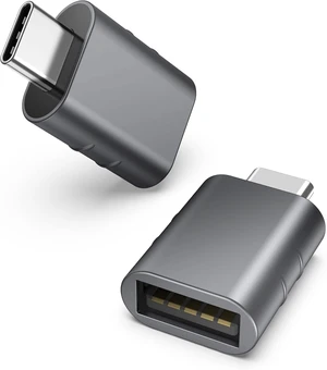 Core Tech USB-C to USB-A Adapter 2-Pack, USB 3.0 Female to Type-C Male, 5Gbps Data Transfer for MacBook Pro/Air and USB-C Devices, Space Gray Core Tech USB-C to USB-A Adapter 2-Pack, USB 3.0 Female to Type-C Male, 5Gbps Data Transfer for MacBook Pro/Air and USB-C Devices, Space Gray