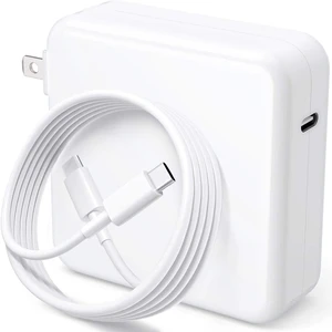Core Tech - 120W USB-C Fast Charger for MacBook Pro, MacBook Air, iPad Pro, Samsung Galaxy and USB-C Devices - White Core Tech - 120W USB-C Fast Charger for MacBook Pro, MacBook Air, iPad Pro, Samsung Galaxy and USB-C Devices - White