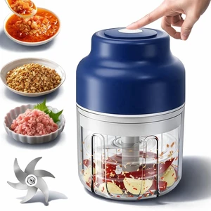 2026 Upgrade Electric Garlic Chopper Mini, 320 ml Small Garlic Chopper Mincer with 6 Stainless Steel Blades, Portable Rechargeable Cordless Chopper for Onion, Chili, Ginger, Nuts, Meat & Fruits 2026 Upgrade Electric Garlic Chopper Mini, 320 ml Small Garlic Chopper Mincer with 6 Stainless Steel Blades, Portable Rechargeable Cordless Chopper for Onion, Chili, Ginger, Nuts, Meat & Fruits