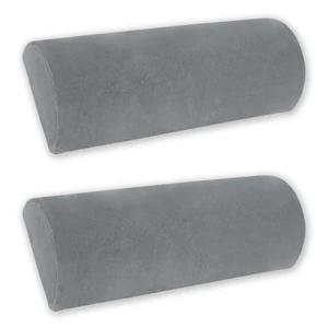 1pc Half Moon Bolster Pillow For Legs Knees Lower Back And Head Elastic Non-Slip Memory Foam Cushion Office Home Travel 1pc Half Moon Bolster Pillow For Legs Knees Lower Back And Head Elastic Non-Slip Memory Foam Cushion Office Home Travel