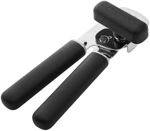 KitchenAid Stainless Steel Manual Can Opener with Bottle Opener and Ergonomic Grip, Black KitchenAid Stainless Steel Manual Can Opener with Bottle Opener and Ergonomic Grip, Black