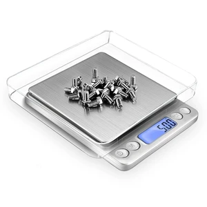 Digital Gram Scale 500g 0.1g Food Scale, High Accuracy Kitchen Scale, Multifunctional Stainless Steel Mini Pocket Scale with LCD Display Tare Features, Silver Digital Gram Scale 500g 0.1g Food Scale, High Accuracy Kitchen Scale, Multifunctional Stainless Steel Mini Pocket Scale with LCD Display Tare Features, Silver