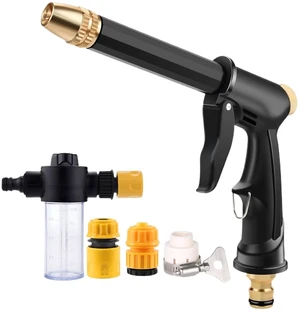 High Pressure Retractable Garden Hose - Pressure Washer Hose Attachment with Spray Nozzle for Versatile Car Wash, Patio, Driveway, Lawn and Plant Watering.,B High Pressure Retractable Garden Hose - Pressure Washer Hose Attachment with Spray Nozzle for Versatile Car Wash, Patio, Driveway, Lawn and Plant Watering.,B