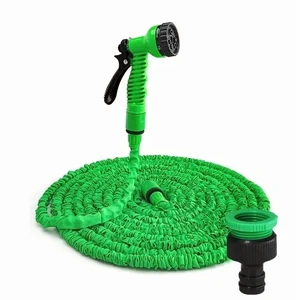 Expandable Garden Hose 75ft, Flexible High-Pressure Water Hose with 7 Spraying Modes, Anti-UV Car Wash Hose for Outdoor, Yard & Patio Cleaning, Green Expandable Garden Hose 75ft, Flexible High-Pressure Water Hose with 7 Spraying Modes, Anti-UV Car Wash Hose for Outdoor, Yard & Patio Cleaning, Green
