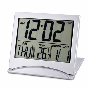 Digital Travel Alarm Clock Foldable Temperature LCD Clock Compact Desk Timer New Digital Travel Alarm Clock Foldable Temperature LCD Clock Compact Desk Timer New