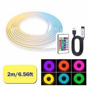 USB LED Neon Rope Lights, RGB Led Strip Lights with Remote, Color Changing Flexible Led Light Strip, Gaming 5V Neon Lights USB LED Neon Rope Lights, RGB Led Strip Lights with Remote, Color Changing Flexible Led Light Strip, Gaming 5V Neon Lights