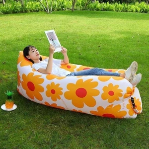 New Sunflower Lazy Inflatable Sofa Outdoor Beach Lazy Sleeping Bag Inflatable Bed Portable Air Sofa Portable Camping Activities New Sunflower Lazy Inflatable Sofa Outdoor Beach Lazy Sleeping Bag Inflatable Bed Portable Air Sofa Portable Camping Activities