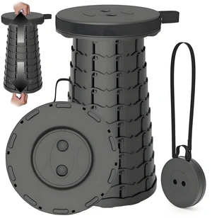 Telescopic Foldable Portable Stool Heavy Duty Collapsible Chair For Fishing Camping Hiking Travel Subway Queue Outdoor Rest Telescopic Foldable Portable Stool Heavy Duty Collapsible Chair For Fishing Camping Hiking Travel Subway Queue Outdoor Rest