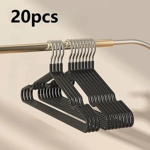 20/30pcs Metal Clothes Hangers, Anti-Slip Heavy Duty Space Saving Hangers for Closet Organization, Garage, Boutique & Home Use 20/30pcs Metal Clothes Hangers, Anti-Slip Heavy Duty Space Saving Hangers for Closet Organization, Garage, Boutique & Home Use