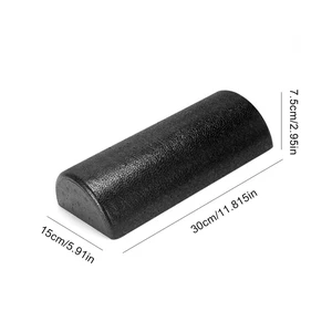 Half-Round Yoga Roller Massage Roller 30cm Semi-Circular Foam Roller Multi-Function Back Stretcher for Balance Training Half-Round Yoga Roller Massage Roller 30cm Semi-Circular Foam Roller Multi-Function Back Stretcher for Balance Training