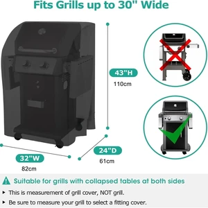 32 inch Small Gas Grill Cover for Outdoor BBQ Grill, Waterproof, Weather Resistant, UV & Fade Resistant 32 inch Small Gas Grill Cover for Outdoor BBQ Grill, Waterproof, Weather Resistant, UV & Fade Resistant