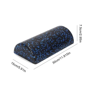 Half-Round Yoga Roller Massage Roller 30cm Semi-Circular Foam Roller Multi-Function Back Stretcher for Balance Training Half-Round Yoga Roller Massage Roller 30cm Semi-Circular Foam Roller Multi-Function Back Stretcher for Balance Training