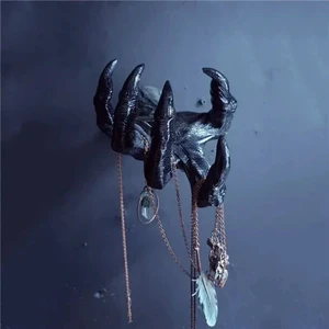 Gothic Witch's Hand Statues - Creative Resin Ornament, Aesthetic Wall Keys Hanging Rack, Bag Hangers, Wall Art Sculptures Gothic Witch's Hand Statues - Creative Resin Ornament, Aesthetic Wall Keys Hanging Rack, Bag Hangers, Wall Art Sculptures