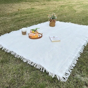 1pc Ins style Picnic Blanket, Beach Blanket, Soft & Foldable Outdoor Mat - Essential for Spring and Summer Camping, Parties 1pc Ins style Picnic Blanket, Beach Blanket, Soft & Foldable Outdoor Mat - Essential for Spring and Summer Camping, Parties