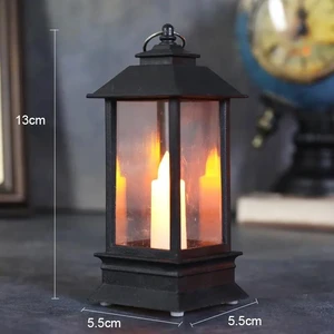 Vintage LED Oil Lamp Night Light Battery Powered Warm White for Bedroom Decor Christmas Halloween Home Atmosphere Lighting Vintage LED Oil Lamp Night Light Battery Powered Warm White for Bedroom Decor Christmas Halloween Home Atmosphere Lighting