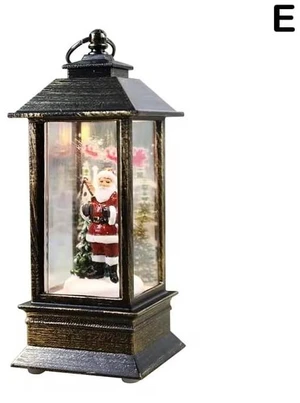 Wind Lights Christmas Style Cartoon Santa Claus/Snowman Model Create Atmosphere Hanging Xmas Lanterns Wind Lights Christmas Style Cartoon Santa Claus/Snowman Model Create Atmosphere Hanging Xmas Lanterns