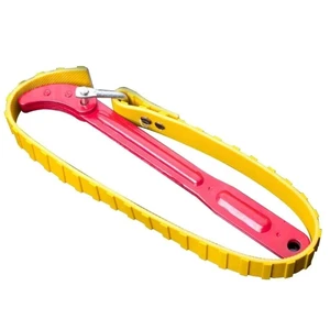 Belt Wrench Oil Filter Puller Strap Spanner Chain Wrench Strap Opener Adjustable Strap Opener Cartridge Disassembly Tool Belt Wrench Oil Filter Puller Strap Spanner Chain Wrench Strap Opener Adjustable Strap Opener Cartridge Disassembly Tool