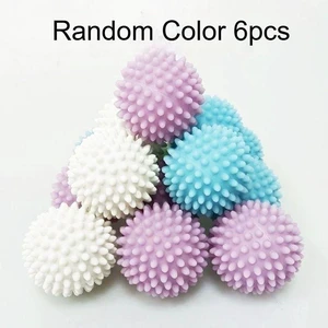 Set of 6 Reusable Magic Laundry Balls - Fabric Softener, Prevents Tangling And Removes Dirt, Available in Various Colors Set of 6 Reusable Magic Laundry Balls - Fabric Softener, Prevents Tangling And Removes Dirt, Available in Various Colors