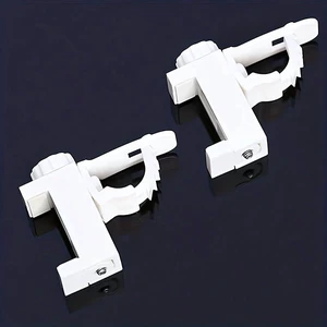 2pcs/set Space-Saving Curtain Rod Brackets - Easy Install, Durable Metal Wall Hooks for Home Decor 2pcs/set Space-Saving Curtain Rod Brackets - Easy Install, Durable Metal Wall Hooks for Home Decor