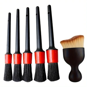 6Pcs Car Wash Care Detailing Brush Set,for cleaning wheels, dashboards, vents and more,Car Cleaning Brushes, Car Accessories 6Pcs Car Wash Care Detailing Brush Set,for cleaning wheels, dashboards, vents and more,Car Cleaning Brushes, Car Accessories