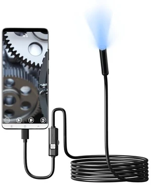 Type-c 5.5/7mm Endoscope Scope Camera 1m 1.5m 2m for Car Scenarios Endoscope Camera with 6 Led Lights Ideal for Car Engines Type-c 5.5/7mm Endoscope Scope Camera 1m 1.5m 2m for Car Scenarios Endoscope Camera with 6 Led Lights Ideal for Car Engines