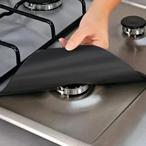 4 Pcs Square Foil Gas Hob Protector Liner Easy Clean Reusable Protection Pad Gas Stove Stovetop Protector Kitchen Accessories 4 Pcs Square Foil Gas Hob Protector Liner Easy Clean Reusable Protection Pad Gas Stove Stovetop Protector Kitchen Accessories