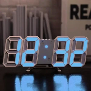 3D LED Digital Clock Wall Decoration Glow Night Mode Decoration for Bedroom Adjustable Electronic Watch Room Decor Aesthetics 3D LED Digital Clock Wall Decoration Glow Night Mode Decoration for Bedroom Adjustable Electronic Watch Room Decor Aesthetics