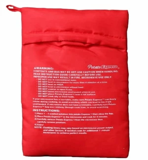 Microwave Potato Bag Reusable Express Microwave Potato Cooker Bag Baked Potato Cooker Perfect Potatoes 4 Minutes Red Baked Pouch Microwave Potato Bag Reusable Express Microwave Potato Cooker Bag Baked Potato Cooker Perfect Potatoes 4 Minutes Red Baked Pouch