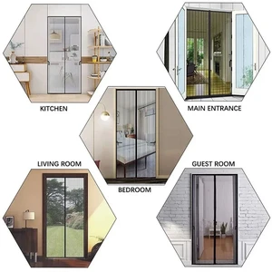 Anti-mosquito Curtain Mosquito Netss for Window Fly Screen Automatic Closing Door Household Ventilation Curtains Magnetic Net Anti-mosquito Curtain Mosquito Netss for Window Fly Screen Automatic Closing Door Household Ventilation Curtains Magnetic Net