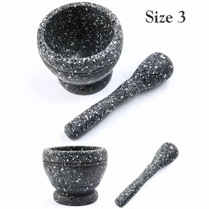 Resin Setmortar and Pestle Garlic Herb Spice Mixing Grinding Crusher Bowl Restaurant Kitchen Tools Resin Setmortar and Pestle Garlic Herb Spice Mixing Grinding Crusher Bowl Restaurant Kitchen Tools