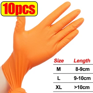 Heavy Duty Nitrile Gloves 8Mil Extra Thick Mechanic Home Garden Disposable Glove with Textured Grip Antislip Safety Work Gloves Heavy Duty Nitrile Gloves 8Mil Extra Thick Mechanic Home Garden Disposable Glove with Textured Grip Antislip Safety Work Gloves